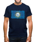 South Dakota Grunge Style Flag Mens T-Shirt