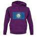 South Dakota Grunge Style Flag unisex hoodie
