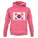 South Korea  Barcode Style Flag unisex hoodie