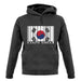 South Korea  Barcode Style Flag unisex hoodie