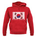 South Korea  Barcode Style Flag unisex hoodie