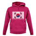 South Korea  Barcode Style Flag unisex hoodie