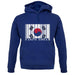 South Korea  Barcode Style Flag unisex hoodie