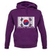 South Korea  Barcode Style Flag unisex hoodie