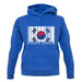 South Korea  Barcode Style Flag unisex hoodie