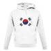 South Korea Grunge Style Flag unisex hoodie