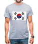 South Korea Grunge Style Flag Mens T-Shirt