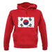 South Korea Grunge Style Flag unisex hoodie