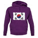 South Korea Grunge Style Flag unisex hoodie