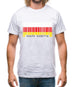 South Ossetia  Barcode Style Flag Mens T-Shirt