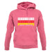 South Ossetia  Barcode Style Flag unisex hoodie