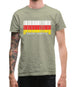 South Ossetia  Barcode Style Flag Mens T-Shirt