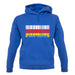South Ossetia  Barcode Style Flag unisex hoodie
