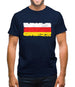 South Ossetia Grunge Style Flag Mens T-Shirt