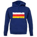 South Ossetia Grunge Style Flag unisex hoodie