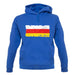 South Ossetia Grunge Style Flag unisex hoodie