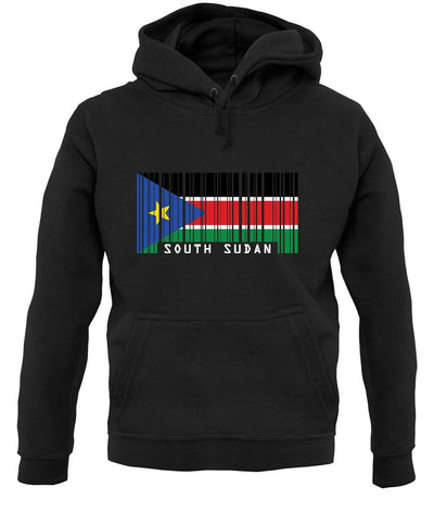 South Sudan  Barcode Style Flag unisex hoodie