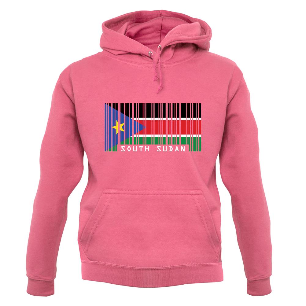 South Sudan  Barcode Style Flag unisex hoodie