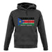 South Sudan  Barcode Style Flag unisex hoodie