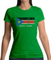 South Sudan  Barcode Style Flag Womens T-Shirt