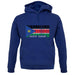 South Sudan  Barcode Style Flag unisex hoodie