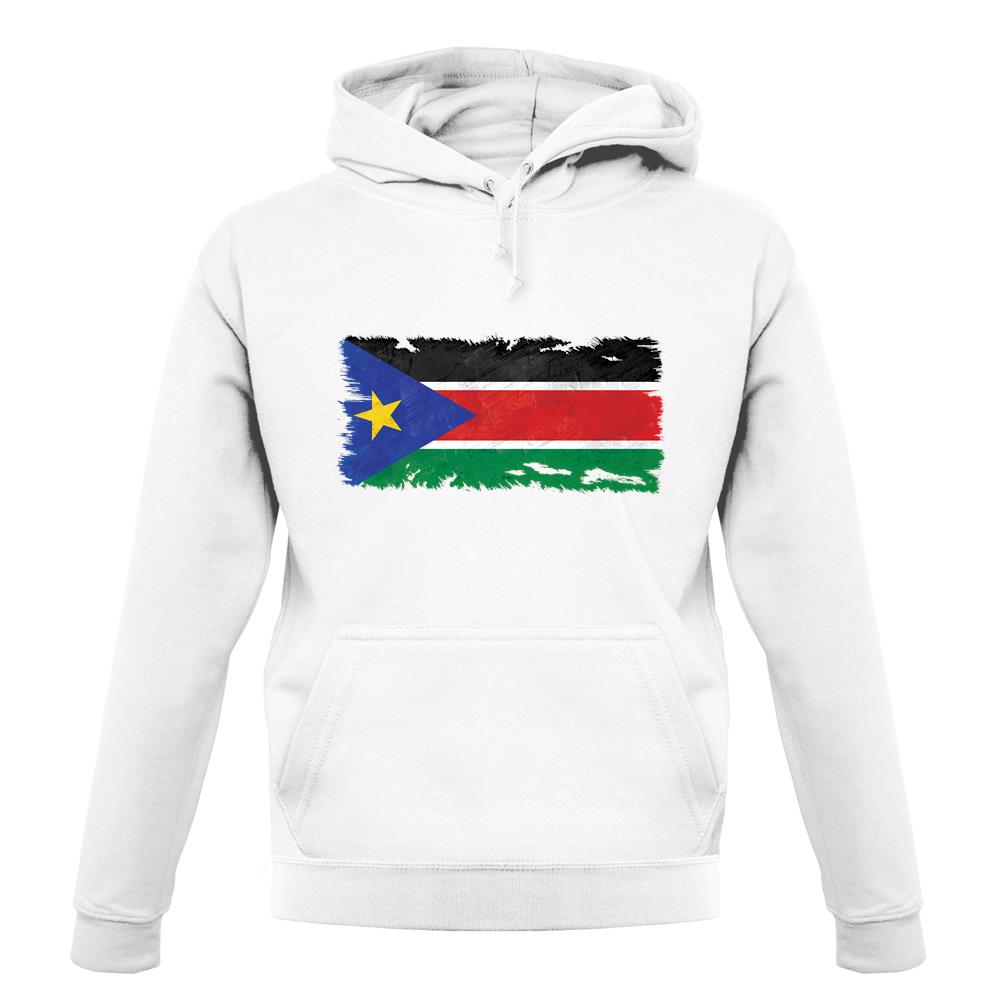 South Sudan Grunge Style Flag unisex hoodie
