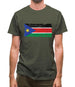 South Sudan Grunge Style Flag Mens T-Shirt