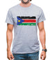 South Sudan Grunge Style Flag Mens T-Shirt