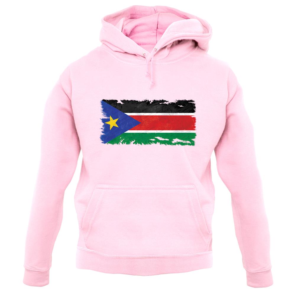 South Sudan Grunge Style Flag unisex hoodie