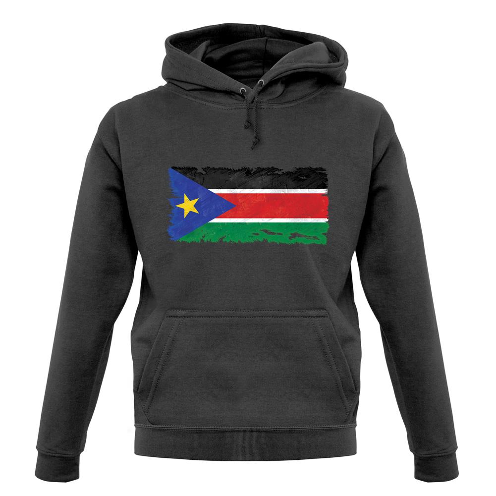 South Sudan Grunge Style Flag unisex hoodie