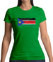 South Sudan Grunge Style Flag Womens T-Shirt