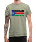 South Sudan Grunge Style Flag Mens T-Shirt