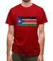 South Sudan Grunge Style Flag Mens T-Shirt