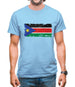 South Sudan Grunge Style Flag Mens T-Shirt