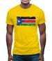 South Sudan Grunge Style Flag Mens T-Shirt