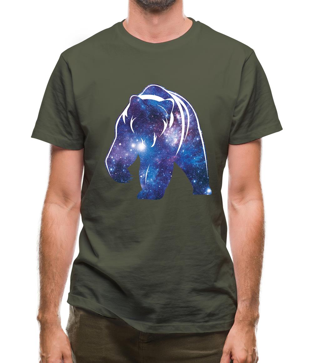 Space Animals - Bear Mens T-Shirt