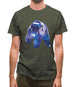 Space Animals - Bear Mens T-Shirt