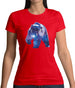 Space Animals - Bear Womens T-Shirt