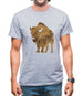 Space Animals - Bison Mens T-Shirt