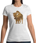 Space Animals - Bison Womens T-Shirt