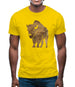 Space Animals - Bison Mens T-Shirt