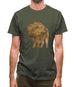 Space Animals - Bison Mens T-Shirt