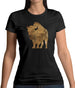 Space Animals - Bison Womens T-Shirt