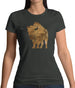 Space Animals - Bison Womens T-Shirt