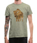 Space Animals - Bison Mens T-Shirt