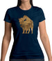 Space Animals - Bison Womens T-Shirt