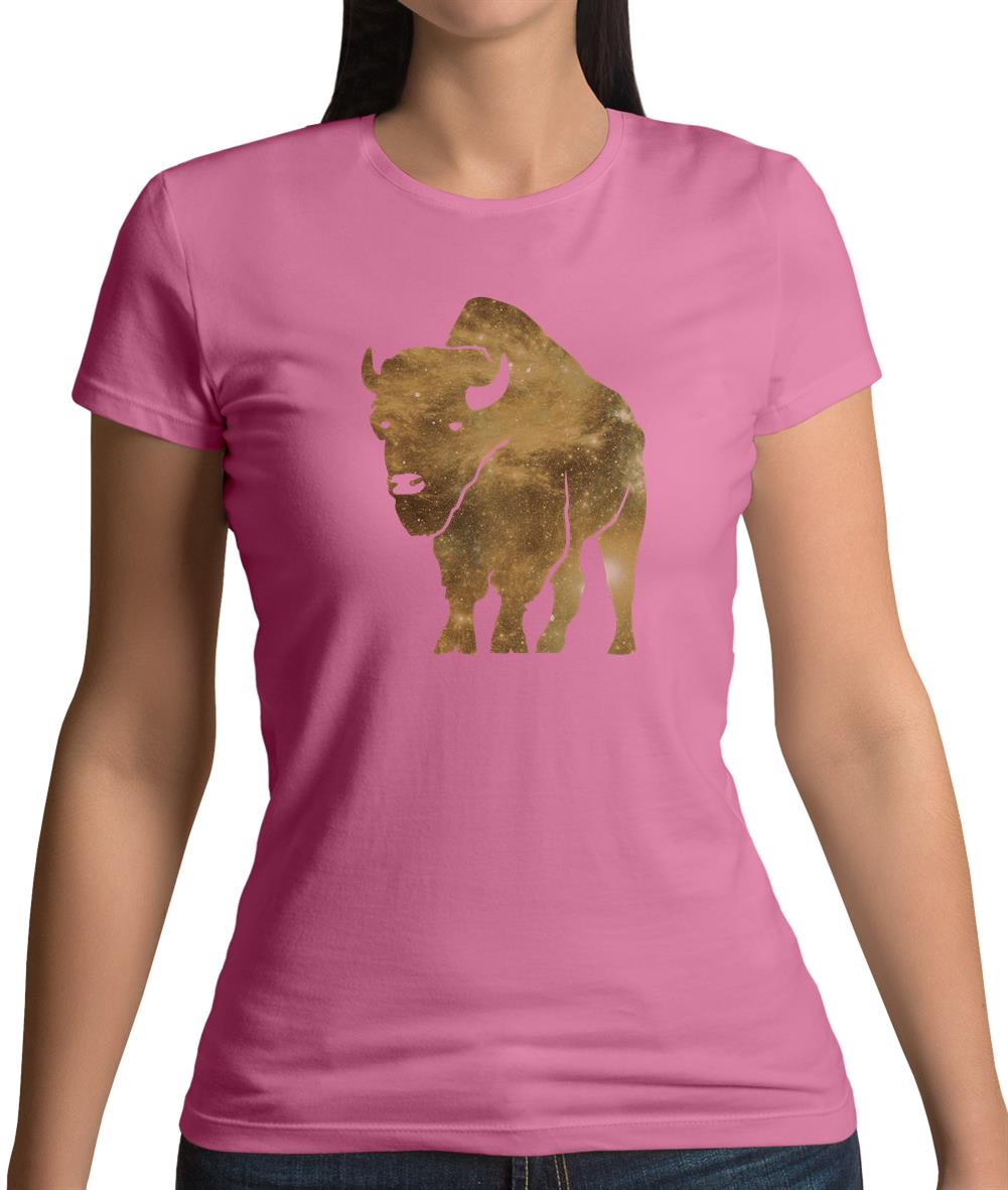 Space Animals - Bison Womens T-Shirt