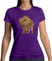 Space Animals - Bison Womens T-Shirt