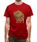 Space Animals - Bison Mens T-Shirt