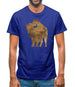 Space Animals - Bison Mens T-Shirt